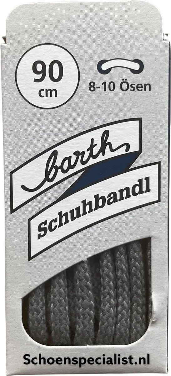 Veters dik rond 90 cm Grijs (Barth)
