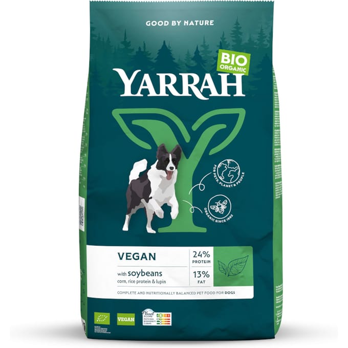 2 x 10 kg Biologisch Vegetarisch Yarrah Bio Hondenvoer