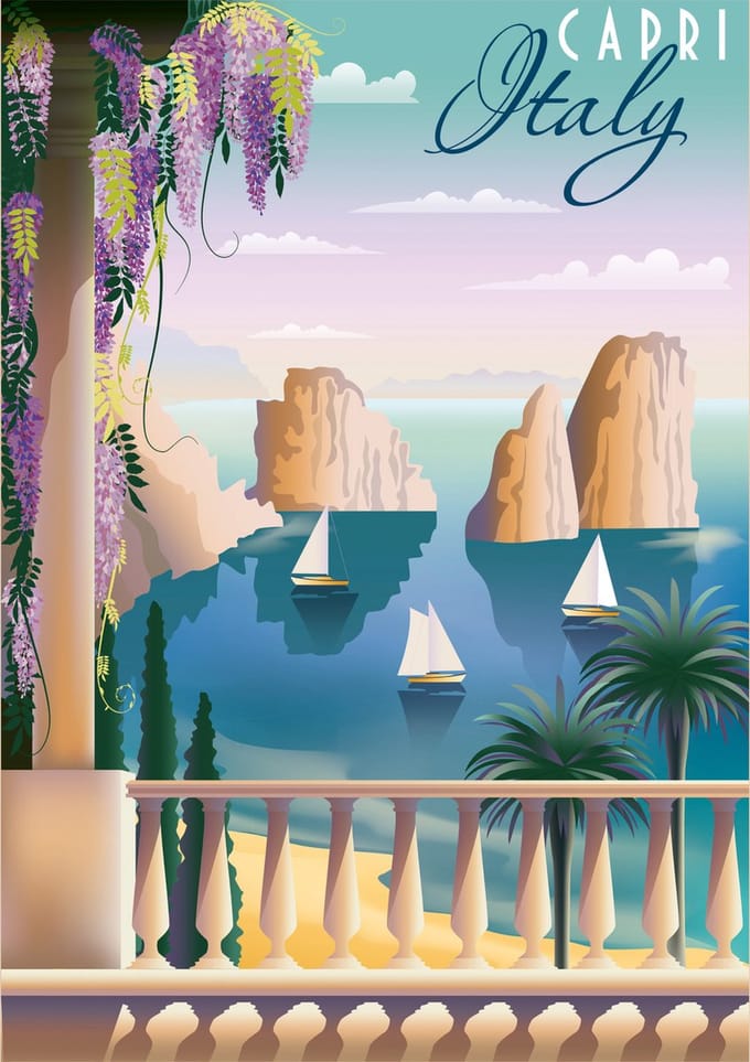 Ravensburger puzzel Capri - 1000 stukjes legpuzzel.
