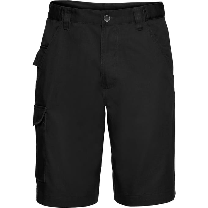 Russell Werkkleding Twill Shorts (Zwart)