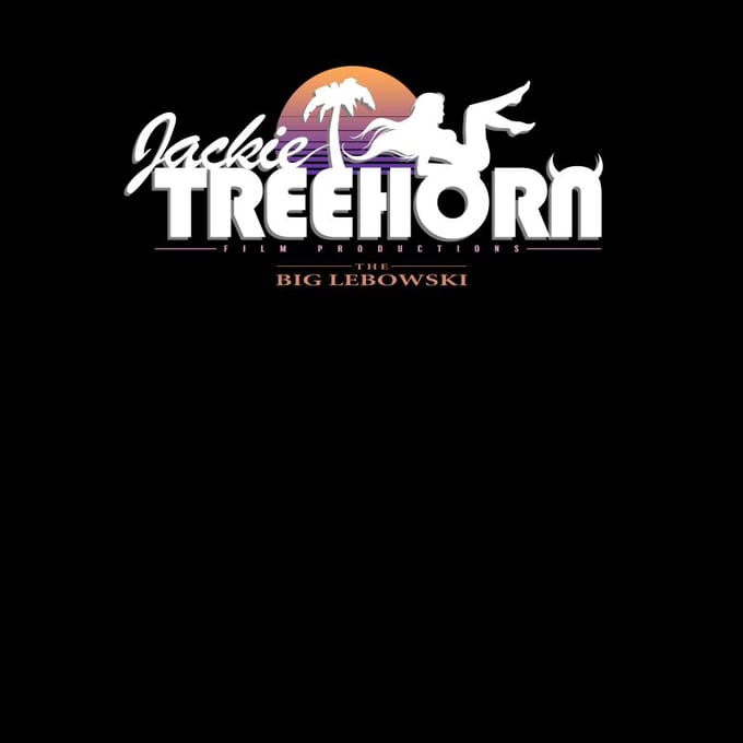 The Big Lebowski Treehorn Logo T-shirt - Zwart - M