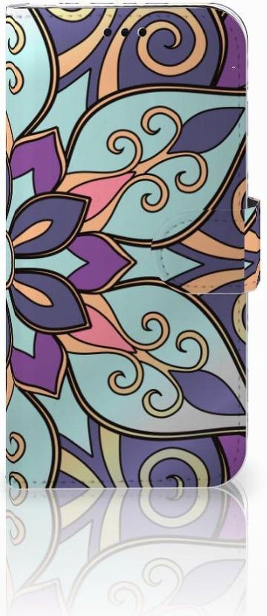 Samsung Galaxy J5 2017 Hoesje Purple Flower