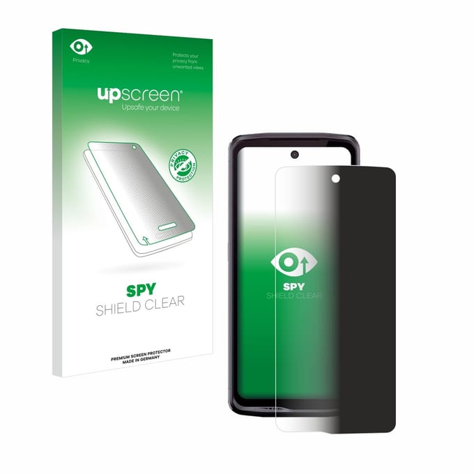 upscreen - privacy screenprotector voor Crosscall Stellar X5 - Folie Beschermfolie Blauwlichtfilter