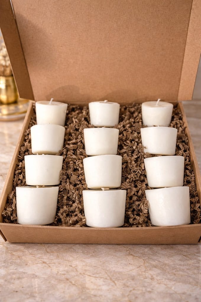 Candle Salon Starter NOODPAKKET NAVULLINGEN KAARSEN | 12 Navullingen