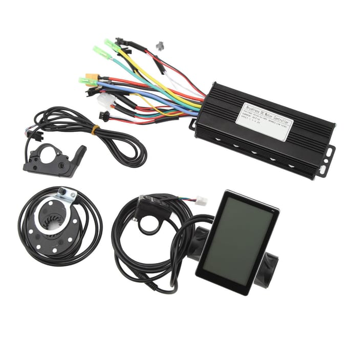 30A Sinusgolf 3 Modi Motorcontroller LCD M5 Displaypaneel Duimgas Elektrische Fiets Lithium gray