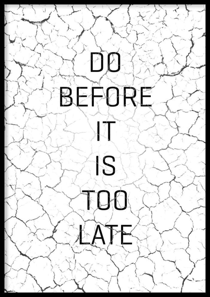 Poster Do It - 30x40 cm - Motivational Poster - WALLLL