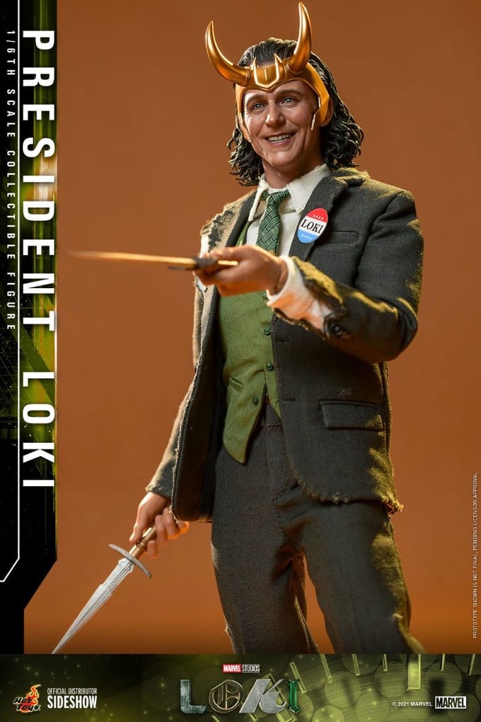 Hot Toys Loki Action Figure 1/6 President Loki 31 cm Action Figuur