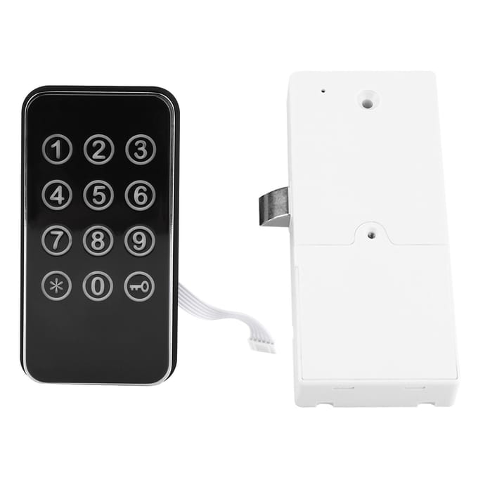 Serrure à combinaison à code numérique pour armoire en alliage de zinc, serrure à code de sécurité pratique pour spa black