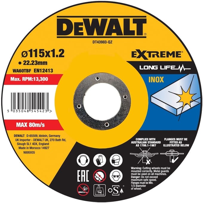 Dewalt DT43903-QZ Angle Grinder Accessory