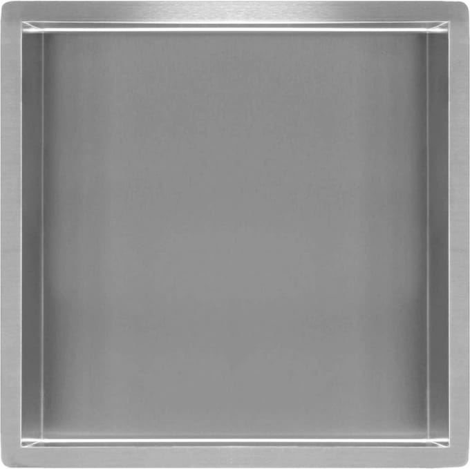 Saqu Shine inbouwnis 30x7x30cm RVS