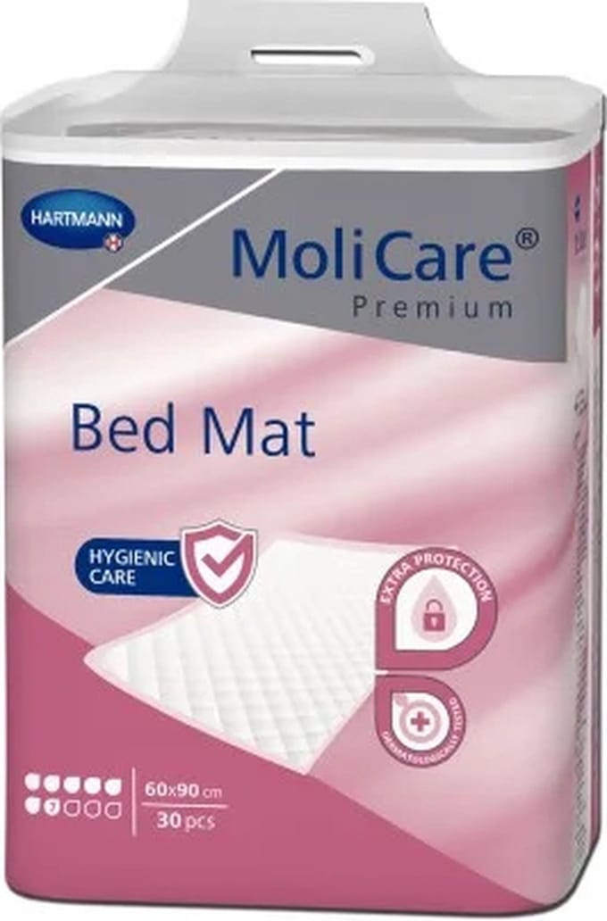 Hartmann Molicare Premium Bed Mat 7 druppels 60 x 90 cm - 8 pakken van 25 stuks