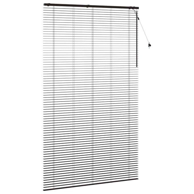 vidaXL - Venetiaanse - jaloezie - Donkerbruin - 155 - x - 250 - cm - 35 - mm