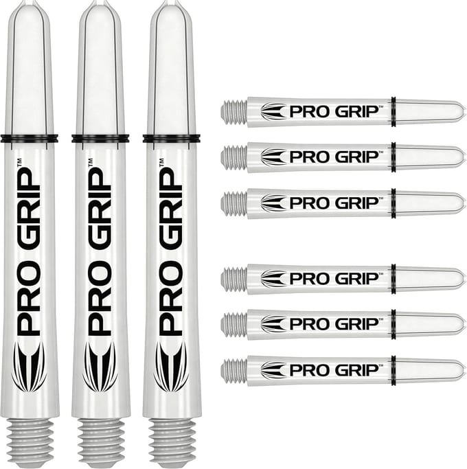 Dartpijlen Shafts Set Wit - Shafts Inbetween Plus Grip