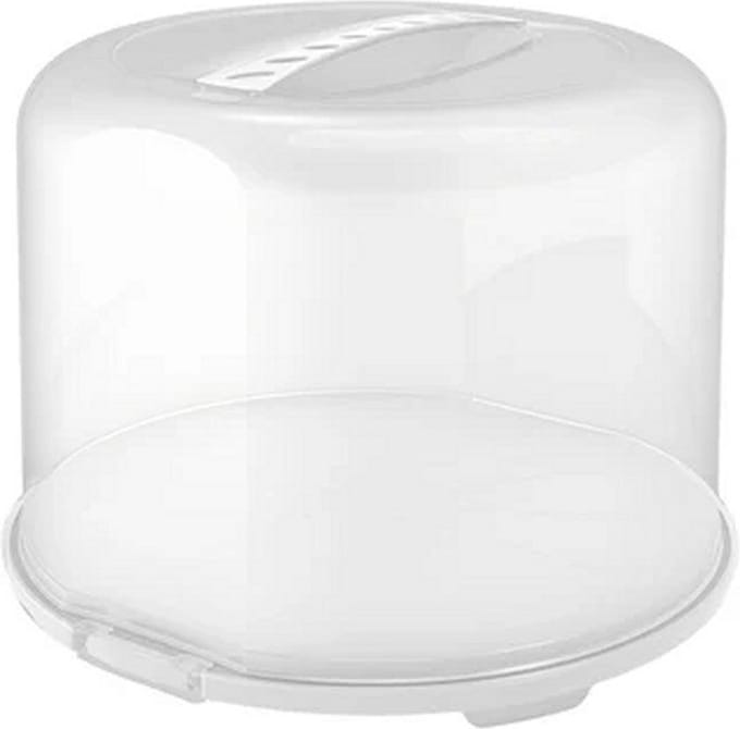 Rotho Fresh Taartdoos XL 35.5x34.5x26 cm Wit/Transparant