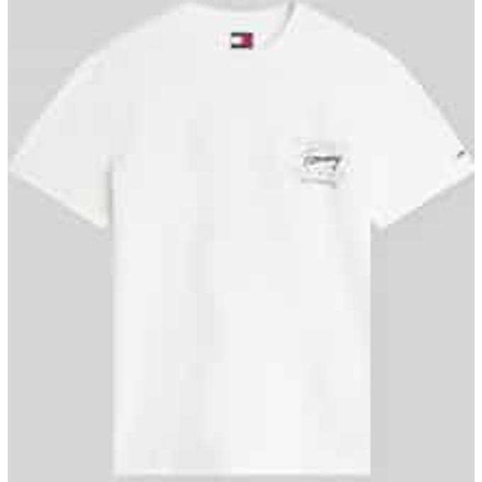 regular fit T-shirt van puur katoen met rugprint