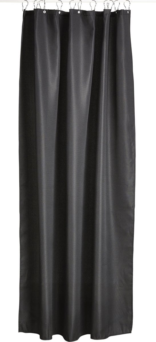 Zone Denmark Lux Douchegordijn 200 x 180 cm Black