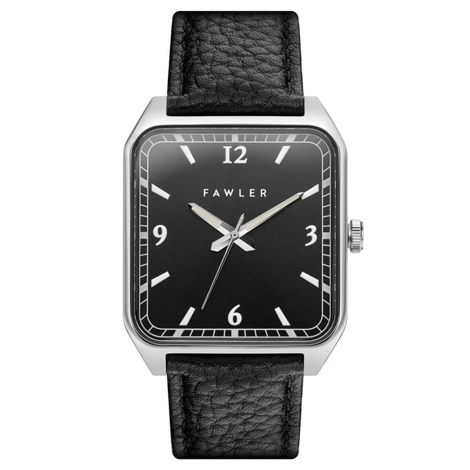 Clyde | Vierkant Zilverkleurig en Grijs Horloge