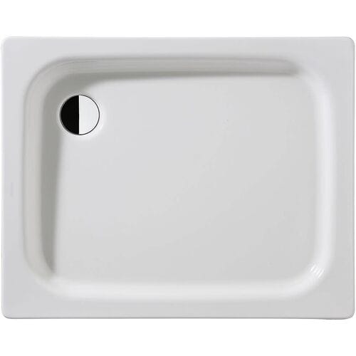Kaldewei shower plan 546-1 shower tray 80 x 100 x 6.5 cm with antislip 440130010001