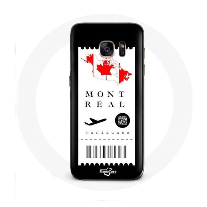 Coque Samsung Galaxy S7 Billet d'avion Montréal Canada