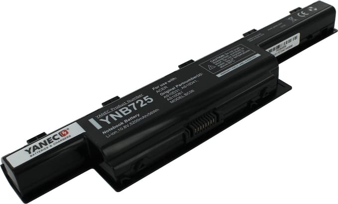 Yanec laptop accu 5200mah