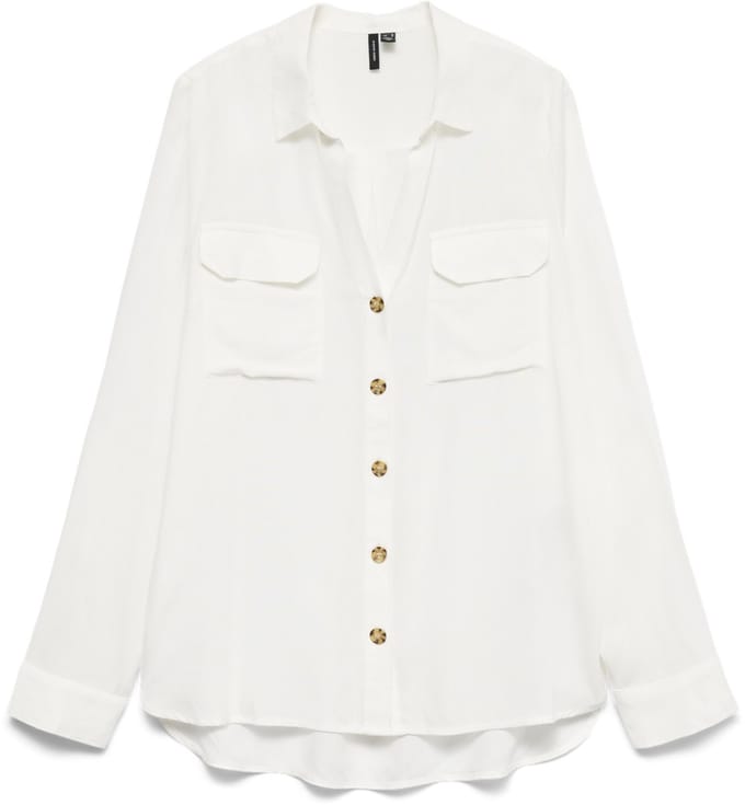 VERO MODA - VMBUMPY L/S SHIRT NEW WVN Dames Blouse