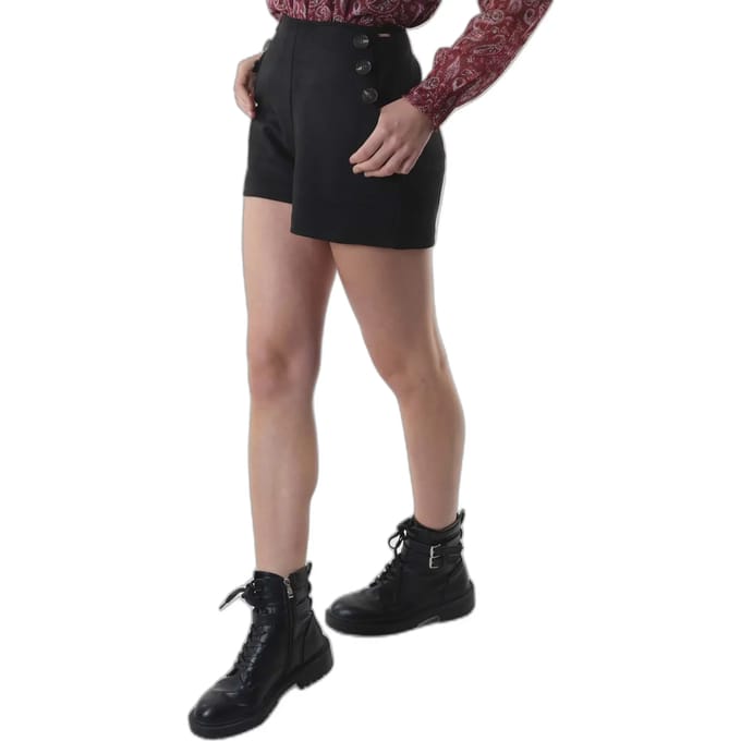 DEELUXE Suede shorts Black