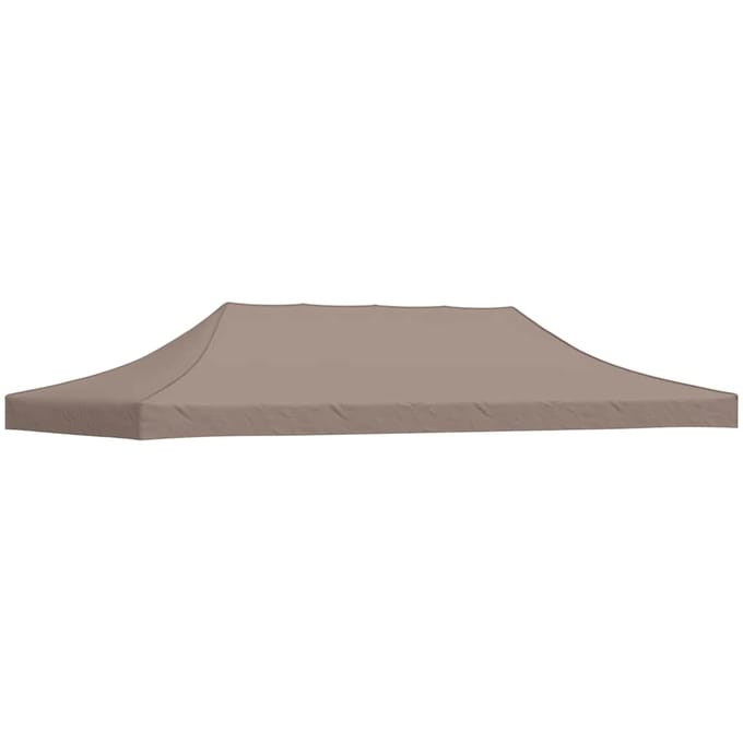 vidaXL - Partytentdak - 270 - g/m² - 6x3 - m - taupe
