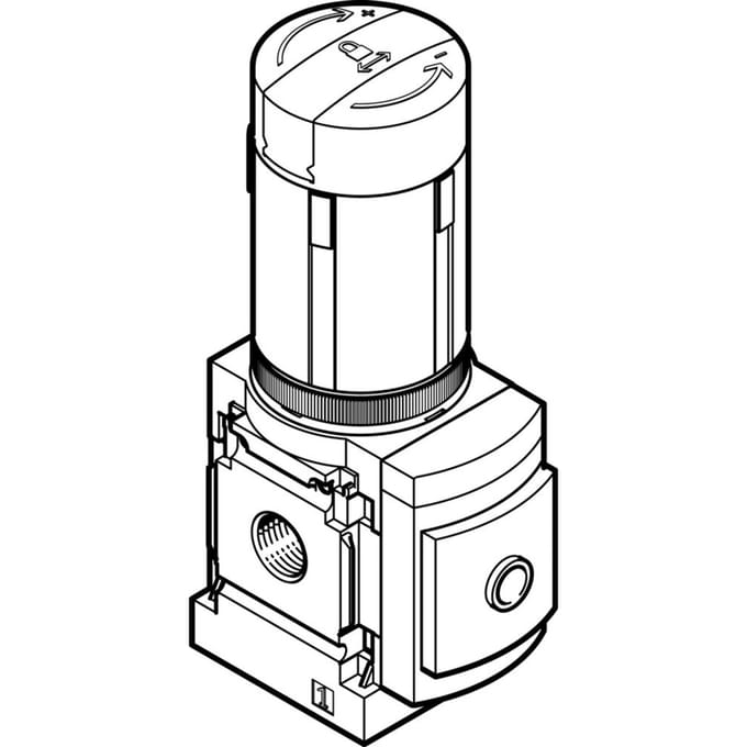 Festo Drukregelaar G1/2'' 0.5-12bar 5500l/min - 530332 - P2WVA