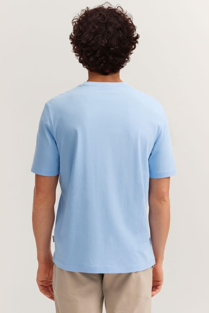 Bugatti Herren Katoenen T-shirt Modern Fit ronde hals