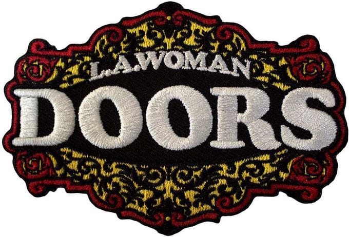 The Doors - LA Woman Patch - Zwart/Multicolours