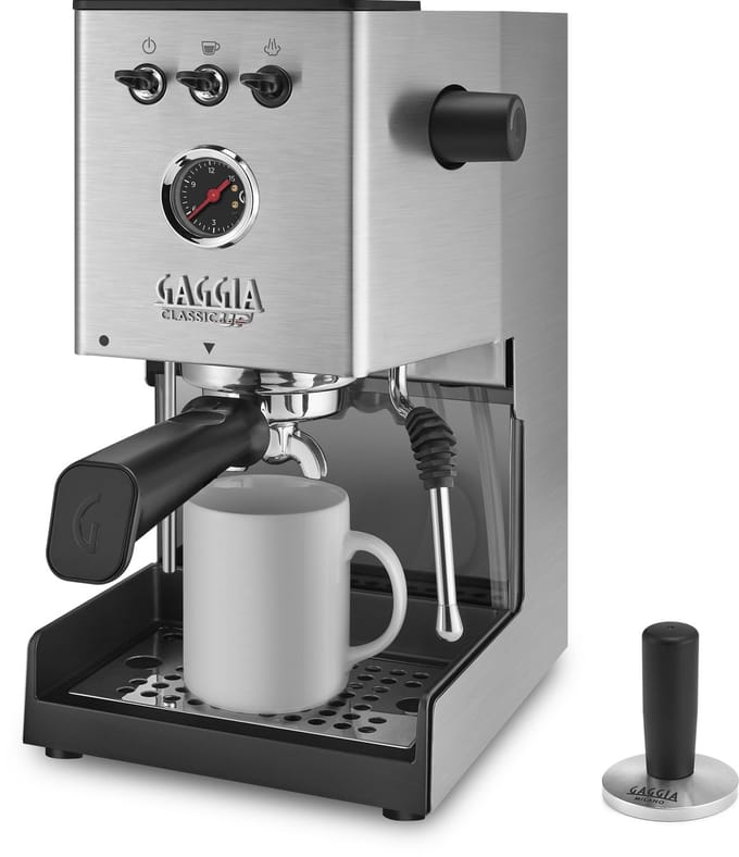 Gaggia Classic UP Espressomachine - Handmatige Espresso Machine - 58 mm Filterdrager - Dubbele PID - RVS