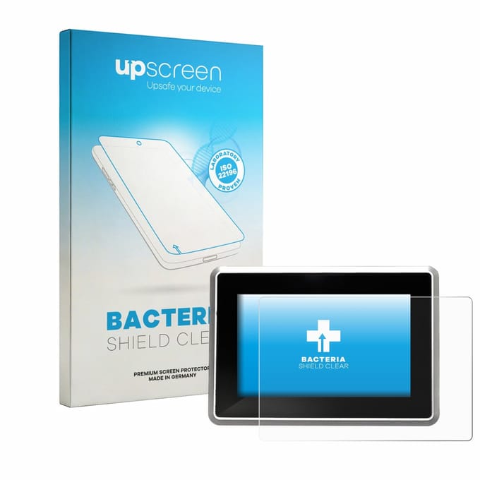 upscreen - Screenprotector voor GESAS High Performance 7" HMI Panel - Folie Beschermfolie transparant antibacterieel