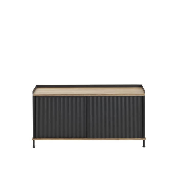 Muuto Enfold Sideboard - oak/anthracite - 124 x 45 cm