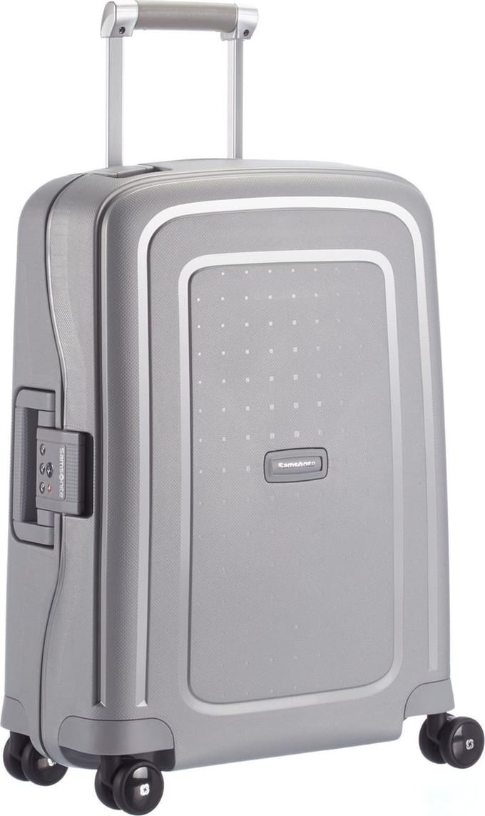 Samsonite Koffer - S'CURE SPINNER 55/20 (Handbagage) Zilverkleurig