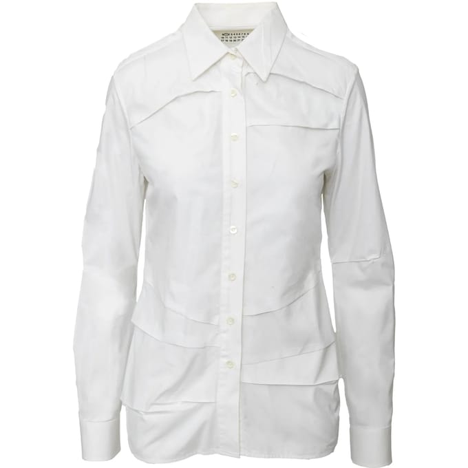 Maison Margiela Plissé Hemd - '10s