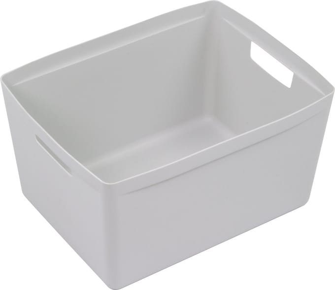 Kangaro opbergbox - opbergdoos - 28 liter - PP grijs