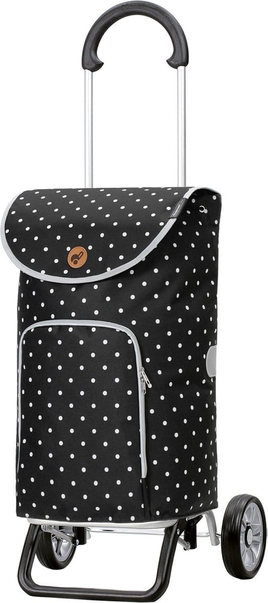 Andersen SHOPPER MANUFAKTUR Boodschappentrolley Scala Shopper Plus Ole 41L Black Zwart 111cm