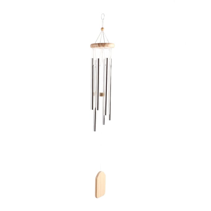 Buiten Windgong Sympathie Herdenkings Windgong met Metalen Buizen voor Huisdecoratie gray