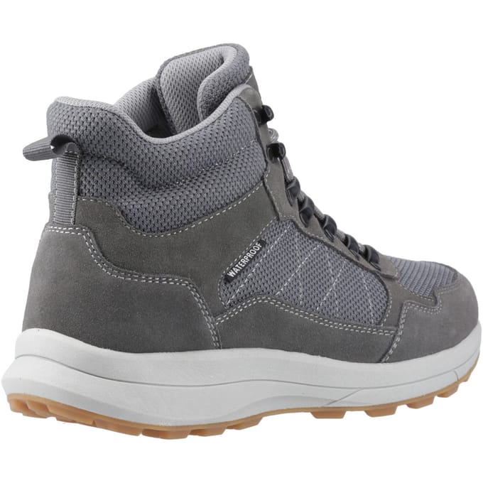 Cotswold Oddington Suède Mesh Heren Grijze Wandelschoenen