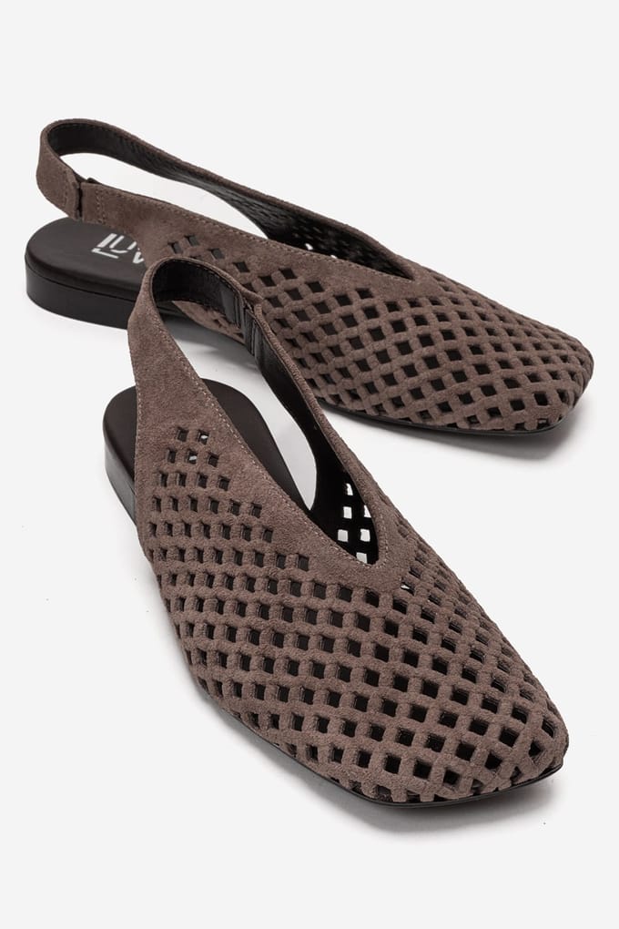 Delizia Leren Slingback Schoen
