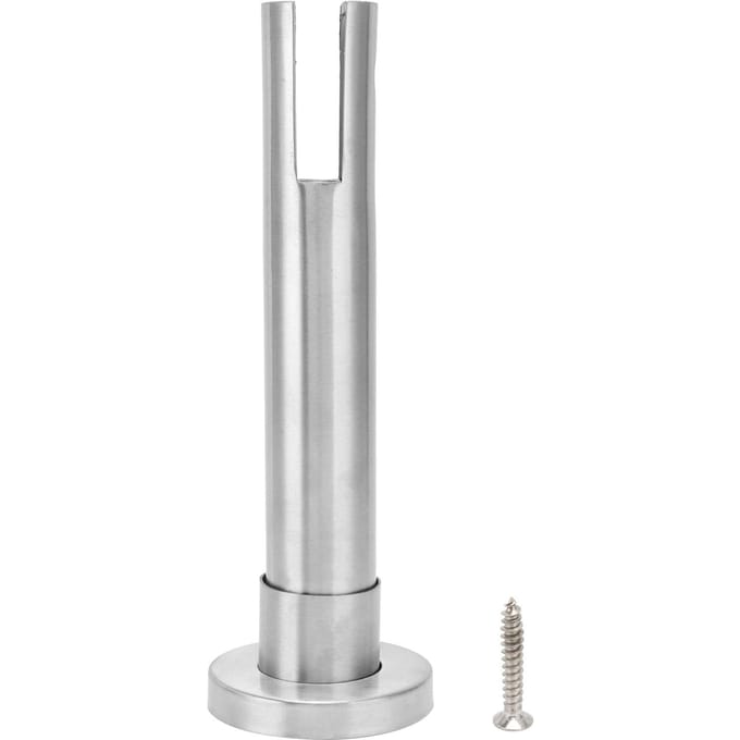 RVS Glasklem Beugel Montage Glas Spigot Openbaar Toilet Badkamer Hardware white