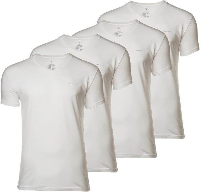 GANT T-shirt V-NECK T-SHIRT 4-PACK Verpakking van 4