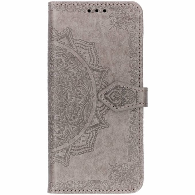 Mandala Bookcase voor de Samsung Galaxy S10 - Grijs