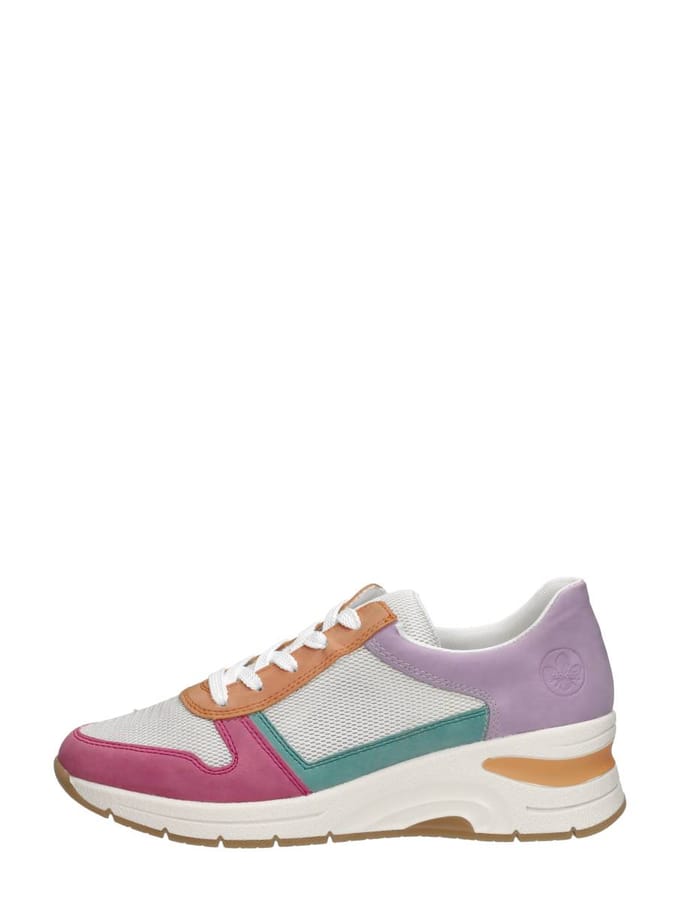 Rieker Libelle Sneakers roze Textiel - Dames - Maat 38