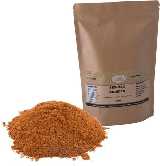 Tuana Kruiden - Tex Mex Kruiden - Strooibus 130 Gram - Tuanashop - MP-T-0005