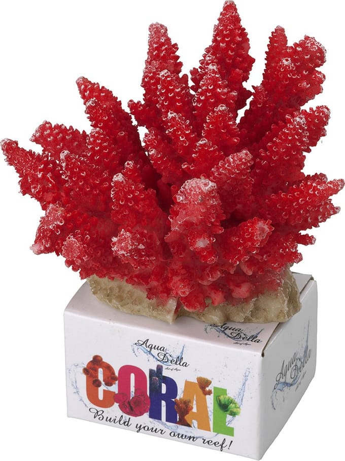 Aqua Della - Aquariumdecoratie - Vissen - Coral Module Acropora M - 11,5x10,5x9cm Rood - 1st