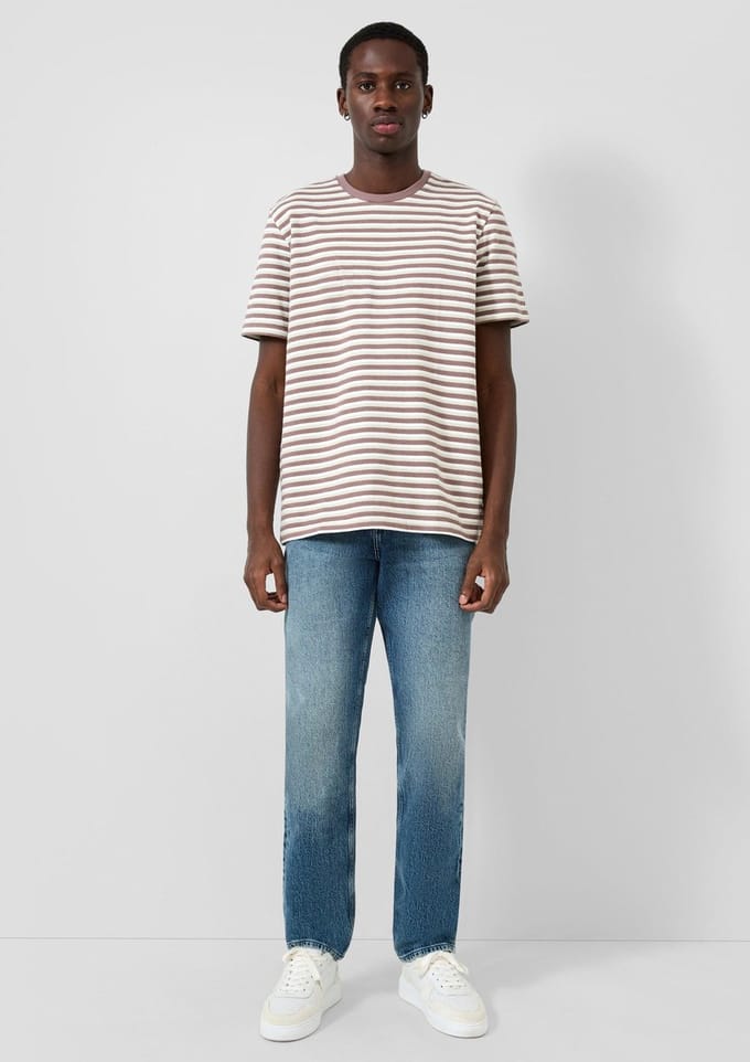 Rechthoekige Jeans met een midden-hoge taille QS Pete
