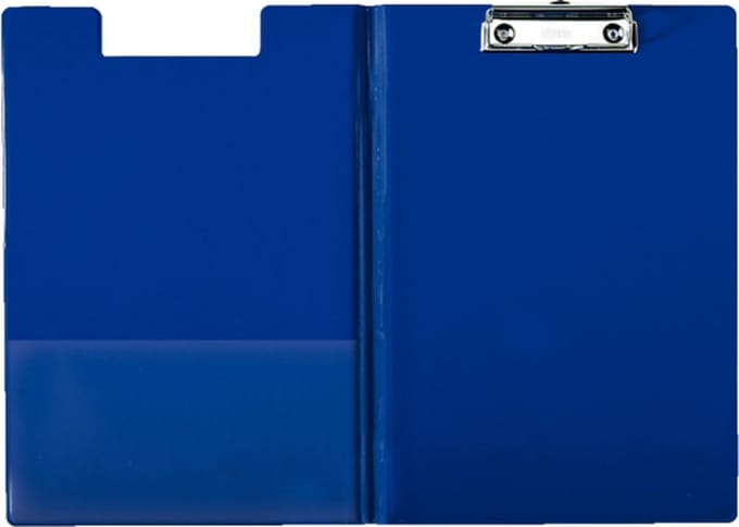 Klembord met omslag Blauw 56045
