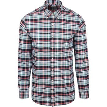 McGregor Summer Check Shirt Navy Größe: S | Casual hemden Outlet | Herren | Blau