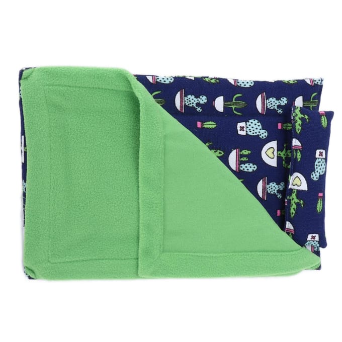 Reptielen Slaapzak Wasbaar Comfortabel Warm Handig Baardagaam Deken blue